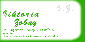 viktoria zobay business card